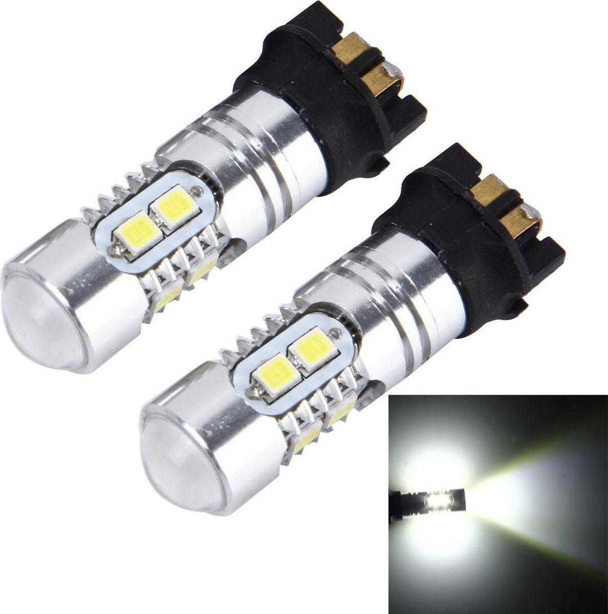 XEOD - Auto mistlampen - PW24W 5W - 10 SMD - 2835 LED's - 12V - 2 Stuks