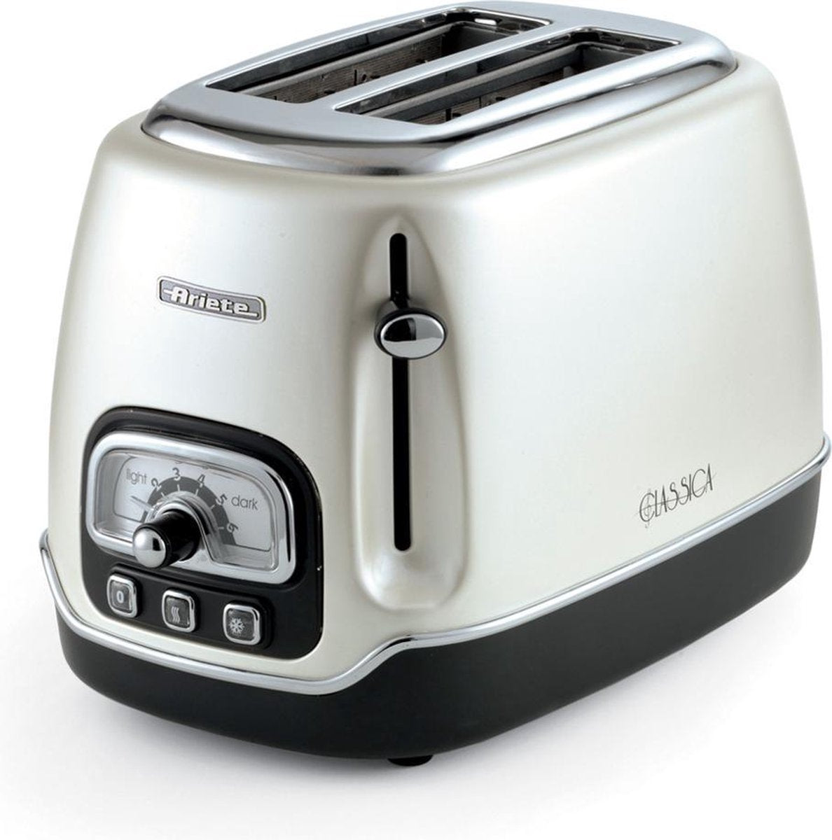 Ariete Broodrooster Classica 2 Sneden Pearl