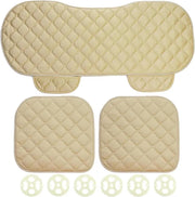Auto Zitkussen Hoezen 2 Voor + 1 Achter Beige