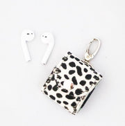 Airpods case 'Macy' leer cheetah - Airpods hoesje - cases