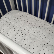 RiFresh - hoeslaken wieg - babykamer - hartjes