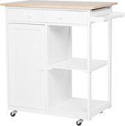 Beliani TRAPANI - Keukentrolley - wit - MDF