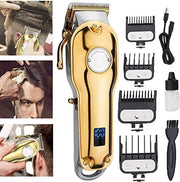 Haar Clipper elektrische draadloze baard trimmer professionele haar trimmer met 4 gids kammen oplaadbare waterdichte haar snijden kit voor mannen