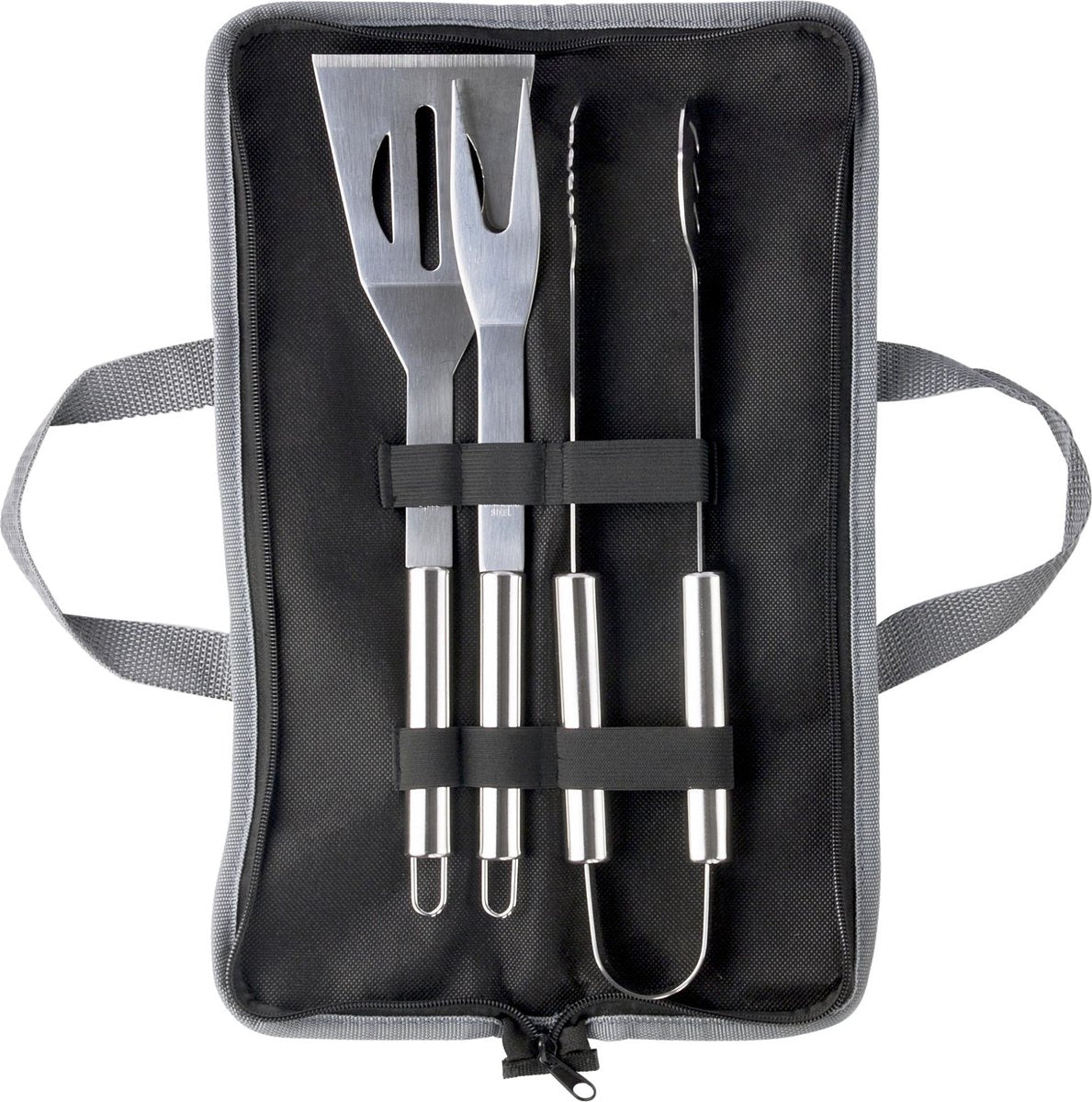 Bbq accessoires set - 3 Delig - RVS  -Barbecue Kookgerei -Bbq Gereedschap - Zomer Topper !