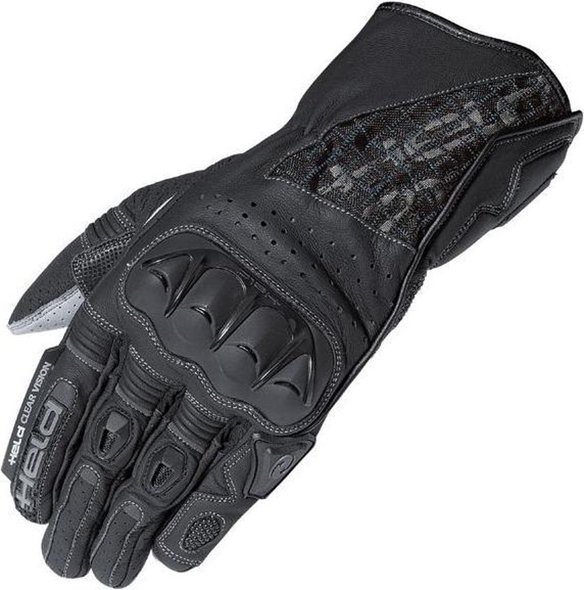 Held Air Stream II Black Motorcycle Gloves 12