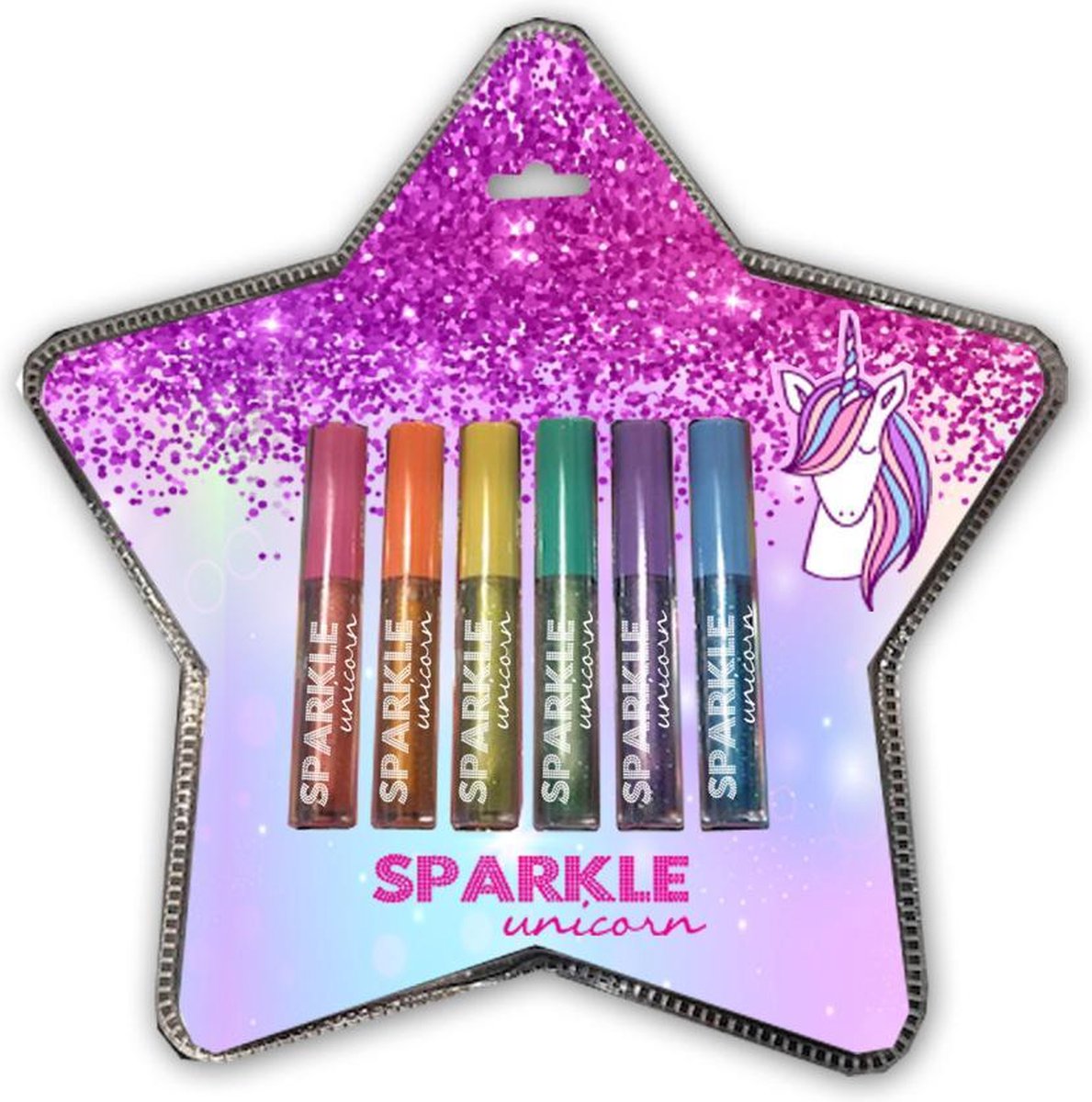 Sparkle Eenhoorn Lipgloss 6 Stuks