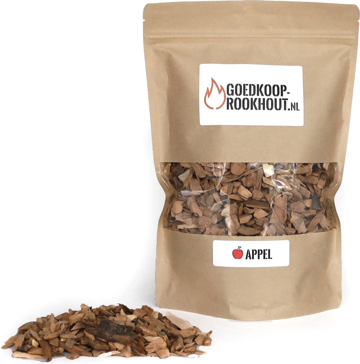 Appel rooksnippers - 500 gram (2 liter)