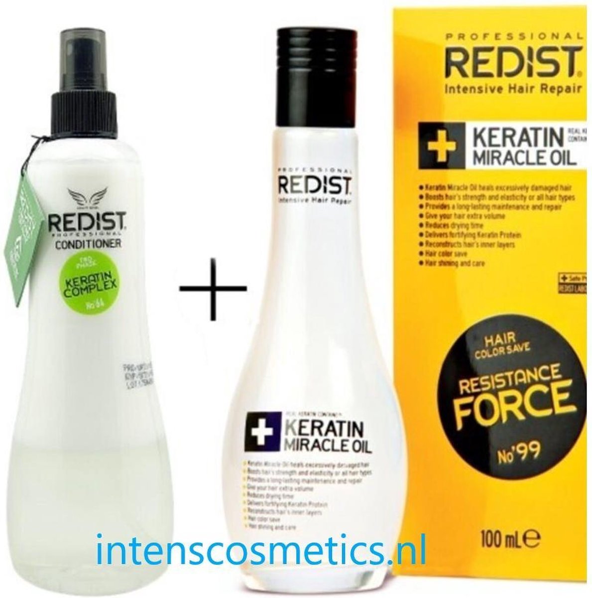 Redist Keratin Olie 100 ml + Redist Keratine Conditioner 400 ml Duo Set