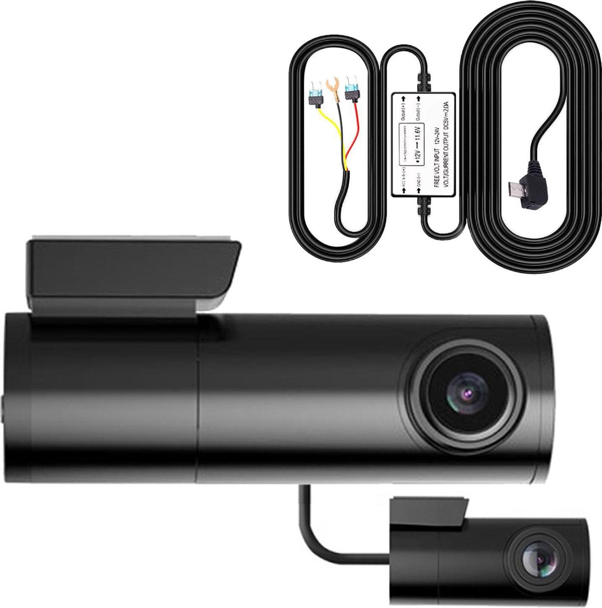 AZDome BN03 dashcam voor auto - Continue voeding - Rear cam
