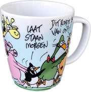 Toon van Driel grote mok voor koffie of thee | Nu al blij met de samenwerking! | kantoorhumor | 425 ml