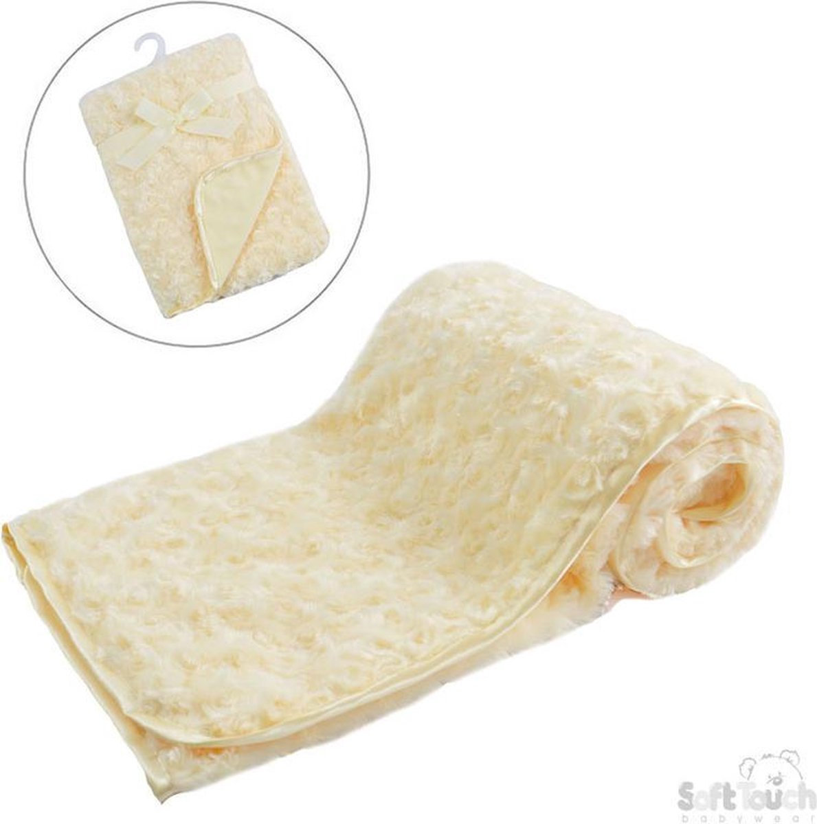 Soft Touch Deken Rosebud 75 X 100 Cm Fleece Groen