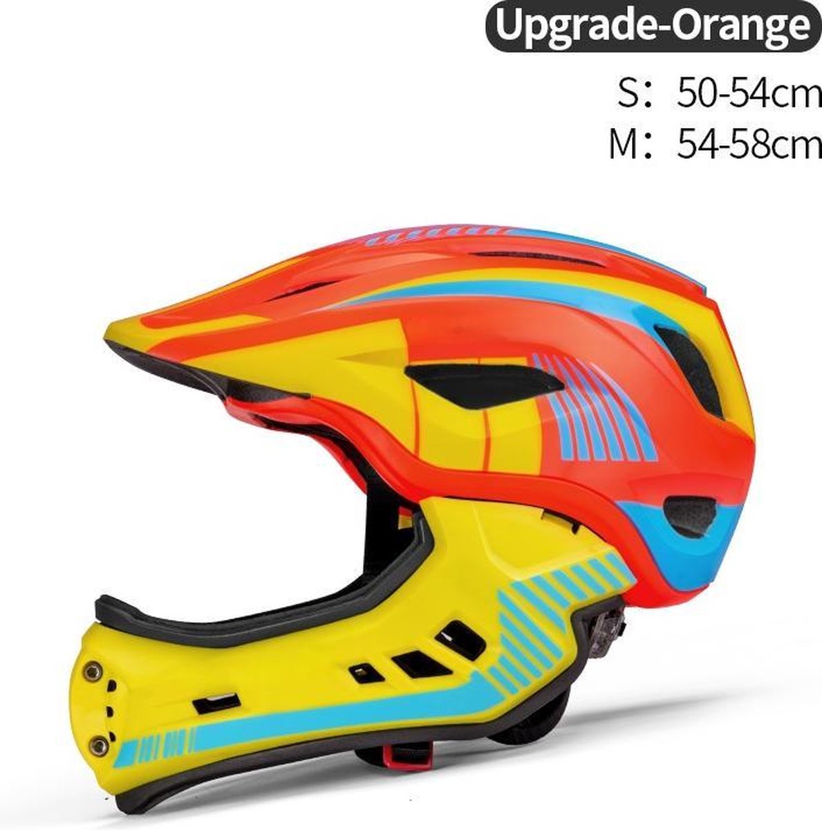 Baymate 2 In 1 Volledige Bedekt Kind Helmen Fiets Fietsen Dieren Kinderen Helmen EPS Sport Veiligheid Hoeden Voor Parallel Auto Orange S