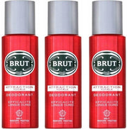 Brut Atrtaction Totale Deodorant Spray - 3 Pack