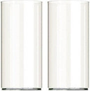 2x Longdrinkglazen van kunststof 250 ml - Onbreekbare camping/picknick glazen