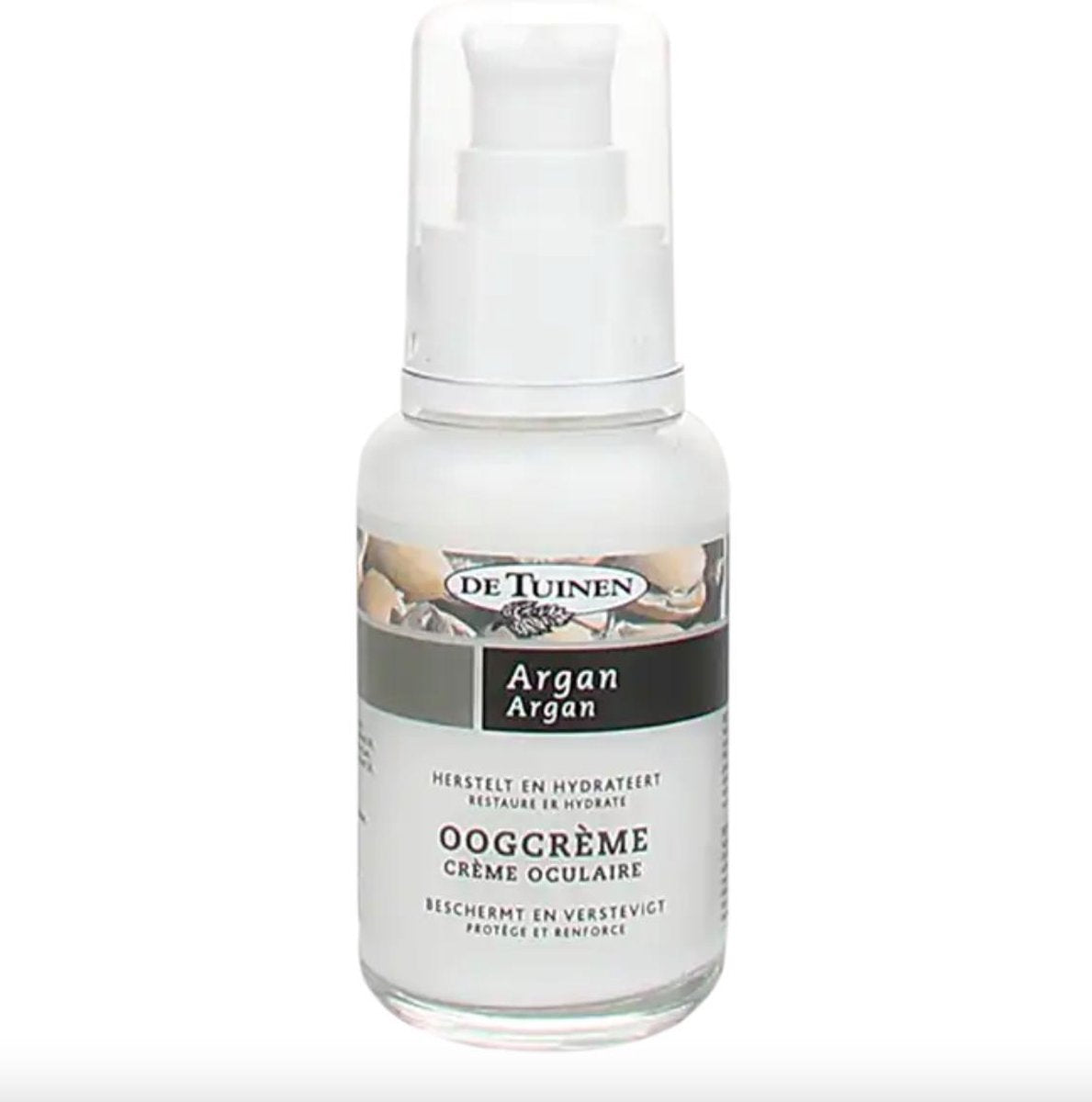 De Tuinen Argan Oogcreme 50ml - Vegan - anti-age - Herstelt en hydrateert -  hydrateert - arganolie
