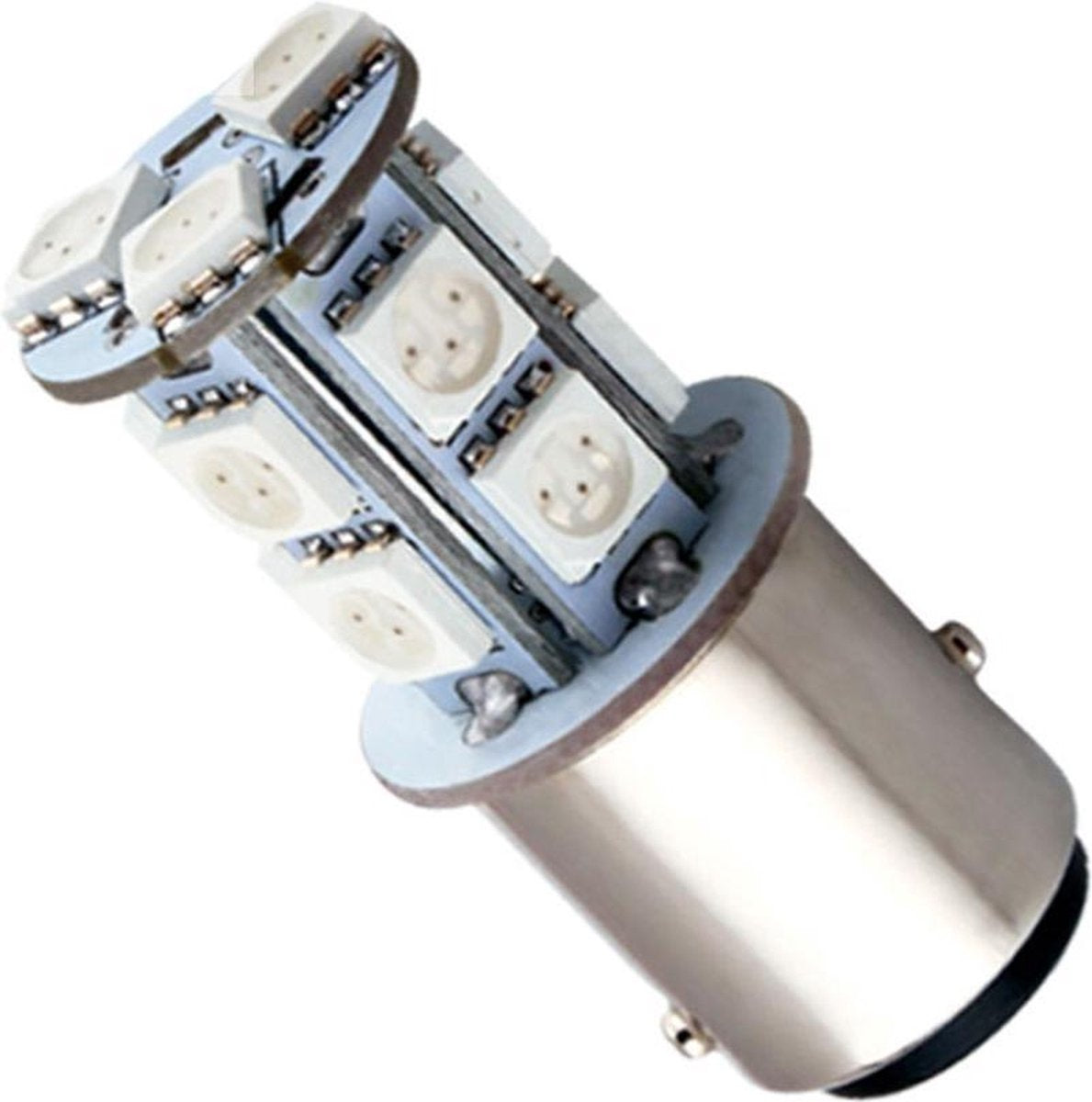 (BAU15S) 1156 - 5050 - 13 SMD - Oranje - 12V