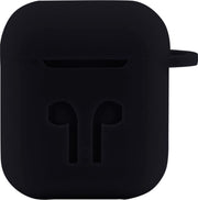 Case Cover Voor Apple Airpods - Siliconen Zwart Watchbands-shop.nl