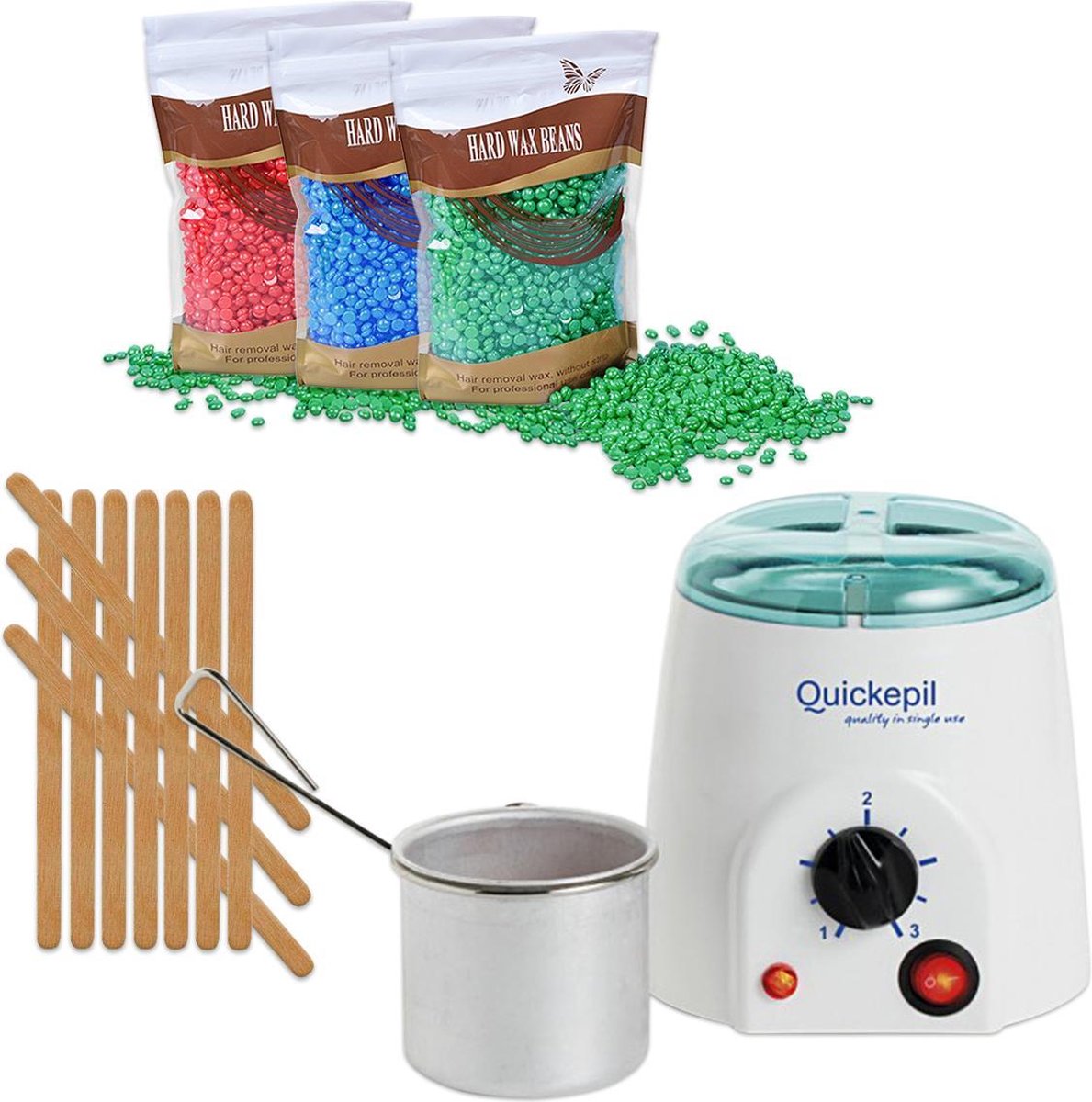 Waxapparaat starterset  110Watt/Wax ontharen/Epilatie set/Ontharen/Wax apparaat/Wax ontharingsset