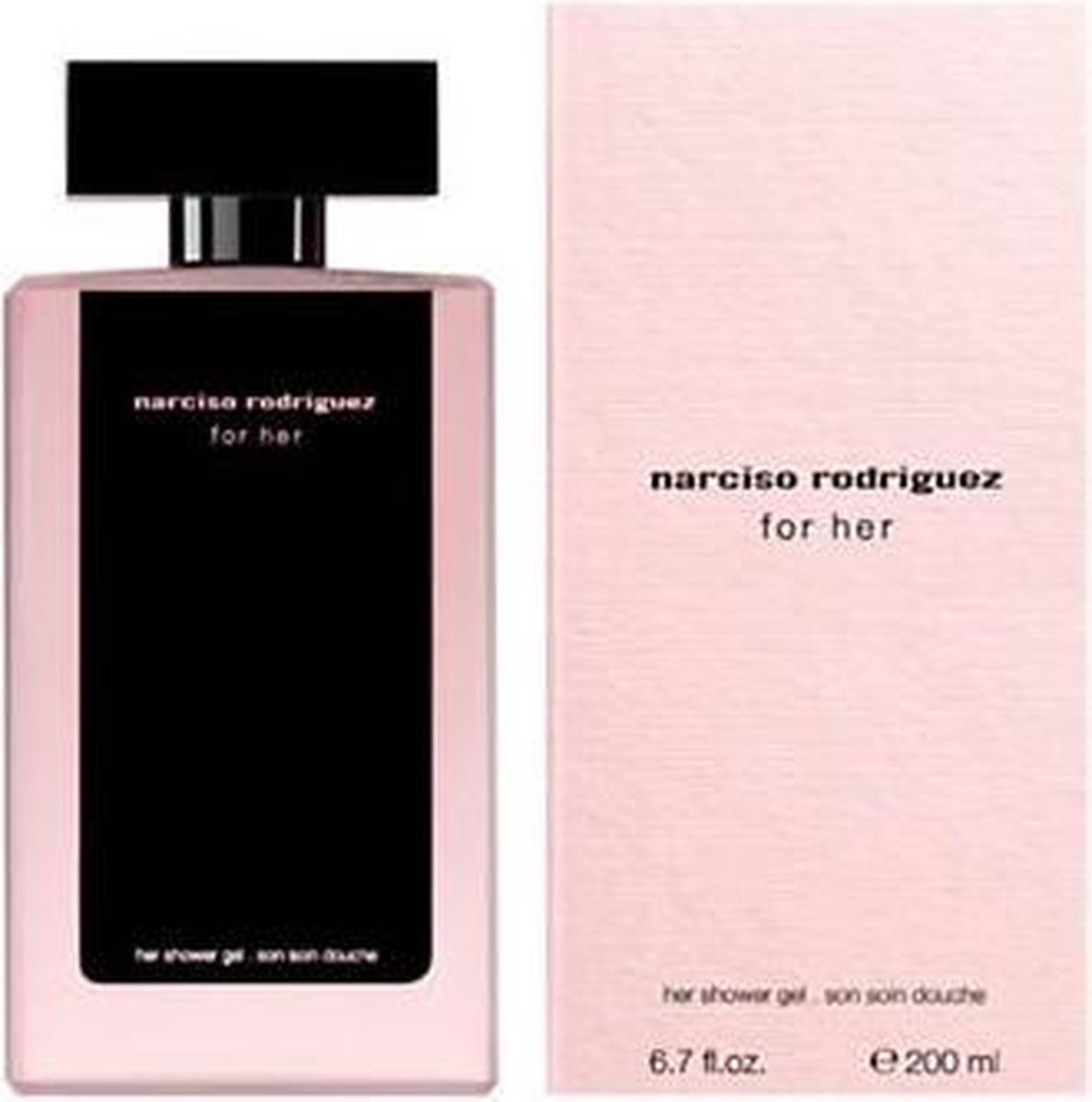 MULTI BUNDEL 3 stuks Narciso Rodriguez For Her Shower Gel 200ml