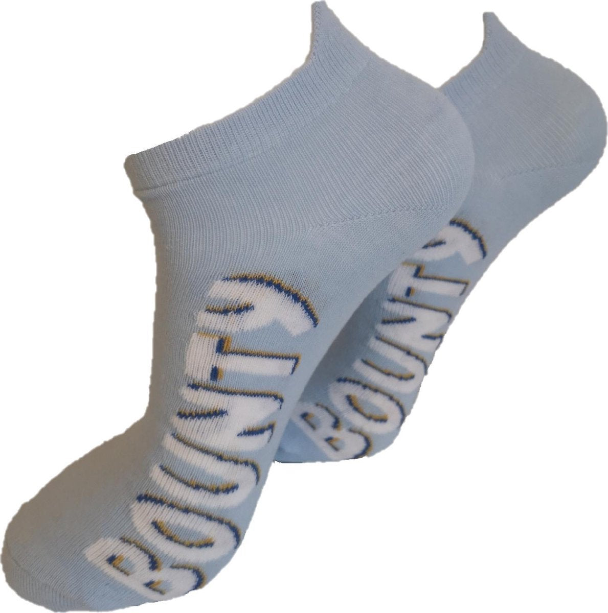 Verjaardag cadeau - BOUNTY Sokken - Sneaker sokken - Chocola Sokken - Sneaker - Leuke sokken - Vrolijke sokken - Luckyday Socks - Sokken met tekst - Aparte Sokken - Socks waar je Happy van wordt - Maat 36-44