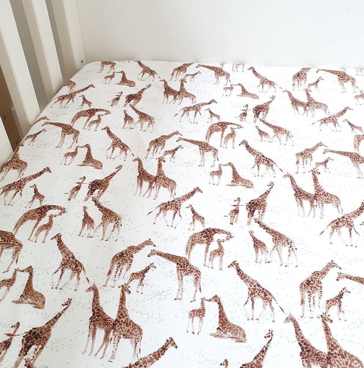 RiFresh - hoeslaken - giraffe - ledikant - babykamer - handgemaakt