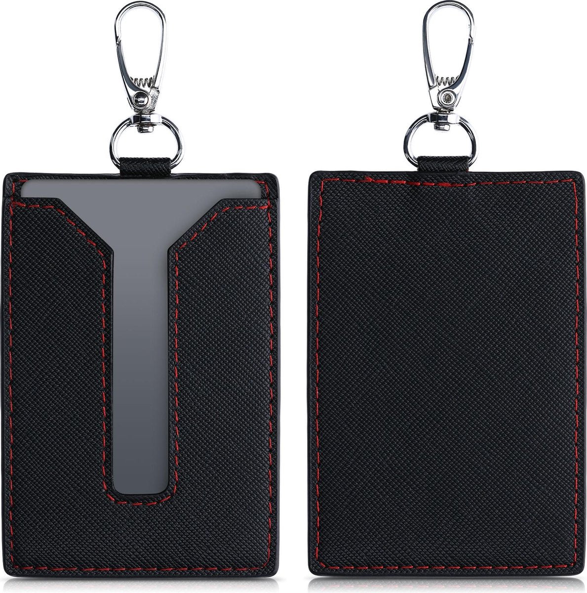 kwmobile autosleutelhoes voor Tesla Model 3 / Y Key Card - Beschermhoes van imitatieleer in zwart