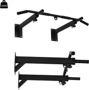 Pull Up Bar - Chin up bar - Pull up bar wandmontage - Pull up bar muur - Optrekstang - Thuis Sporten - bokszak - ophangbeugel - Fitness - Belasting 150 Kg - Zwart