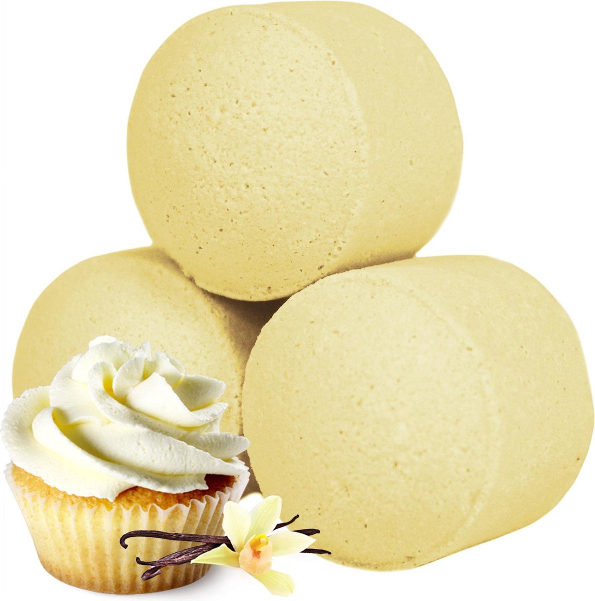 Mini Bruisballen Chill Pills Vanilla Cup Cake