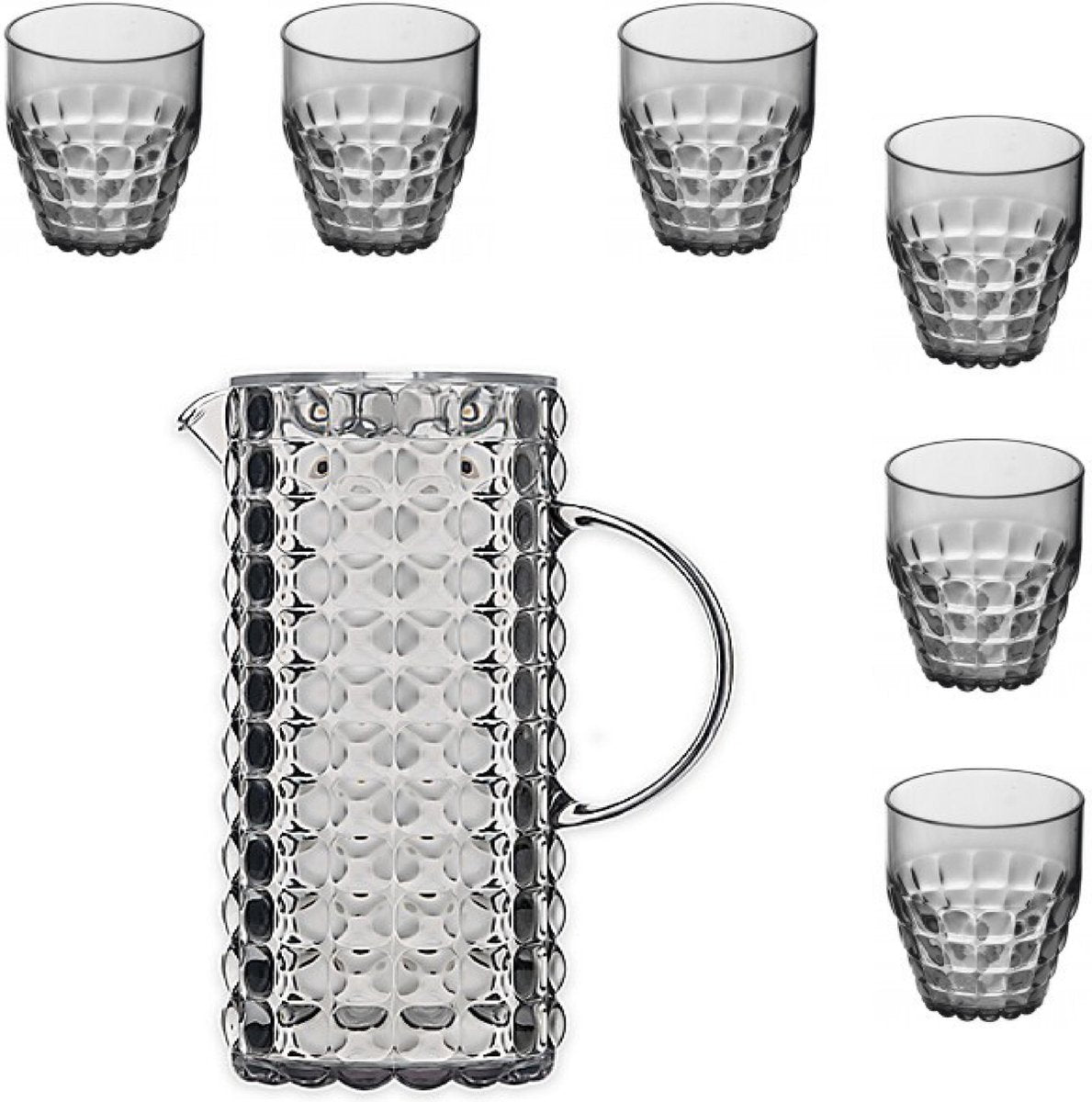 Guzzini Tiffany karaf met 6 glazen