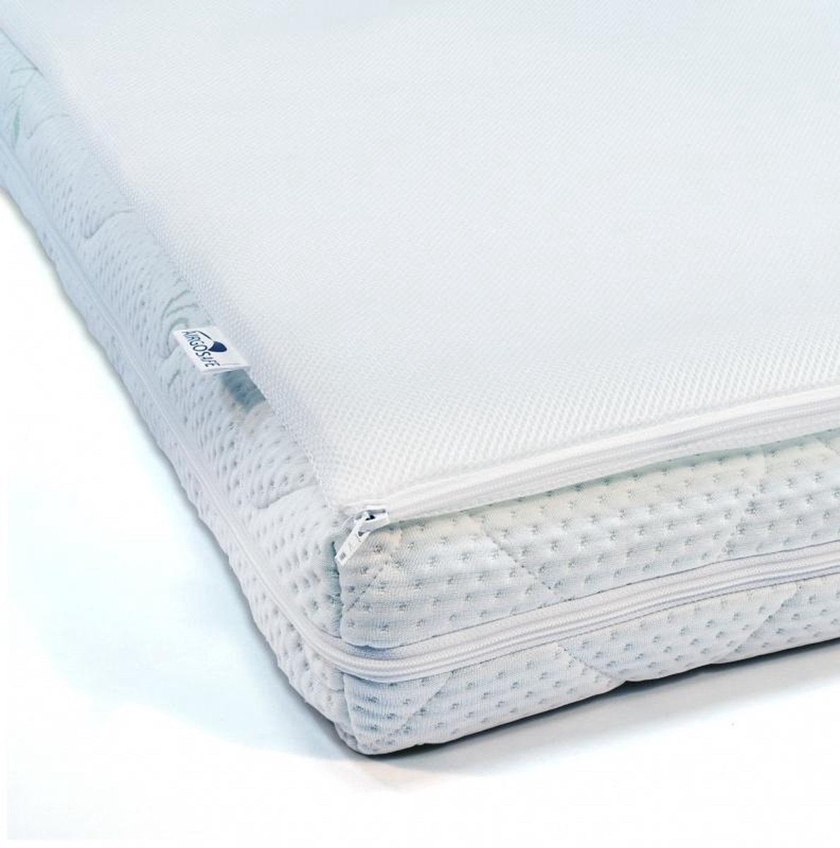 ABZ Babymatras combi witte panter - inclusief topper airgosafe - 60x120 cm