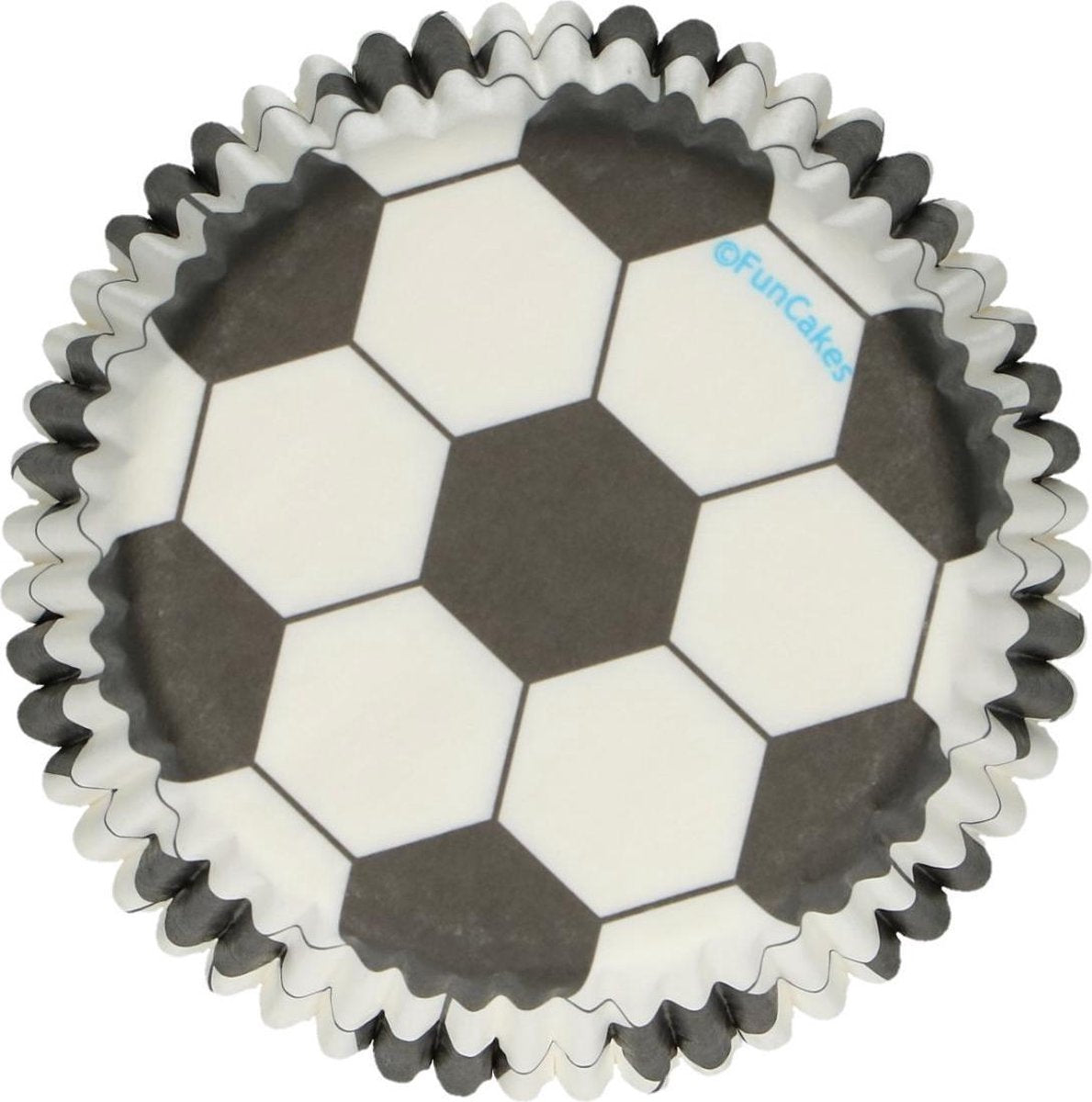 FunCakes Cupcake vormpjes Voetbal 48 stuks