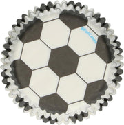 FunCakes Cupcake vormpjes Voetbal 48 stuks