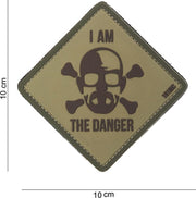 Embleem 3D PVC I Am The Danger groen