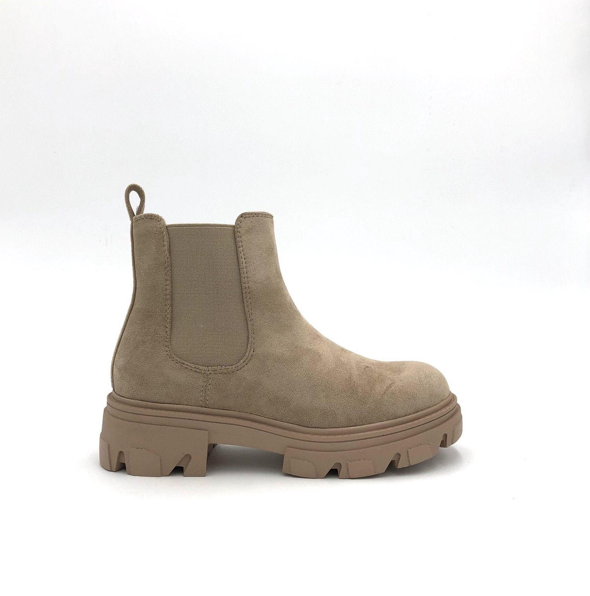 BOOTS KENSI - Maat 39 - Enkellaars - Chelsea Boots - Beige