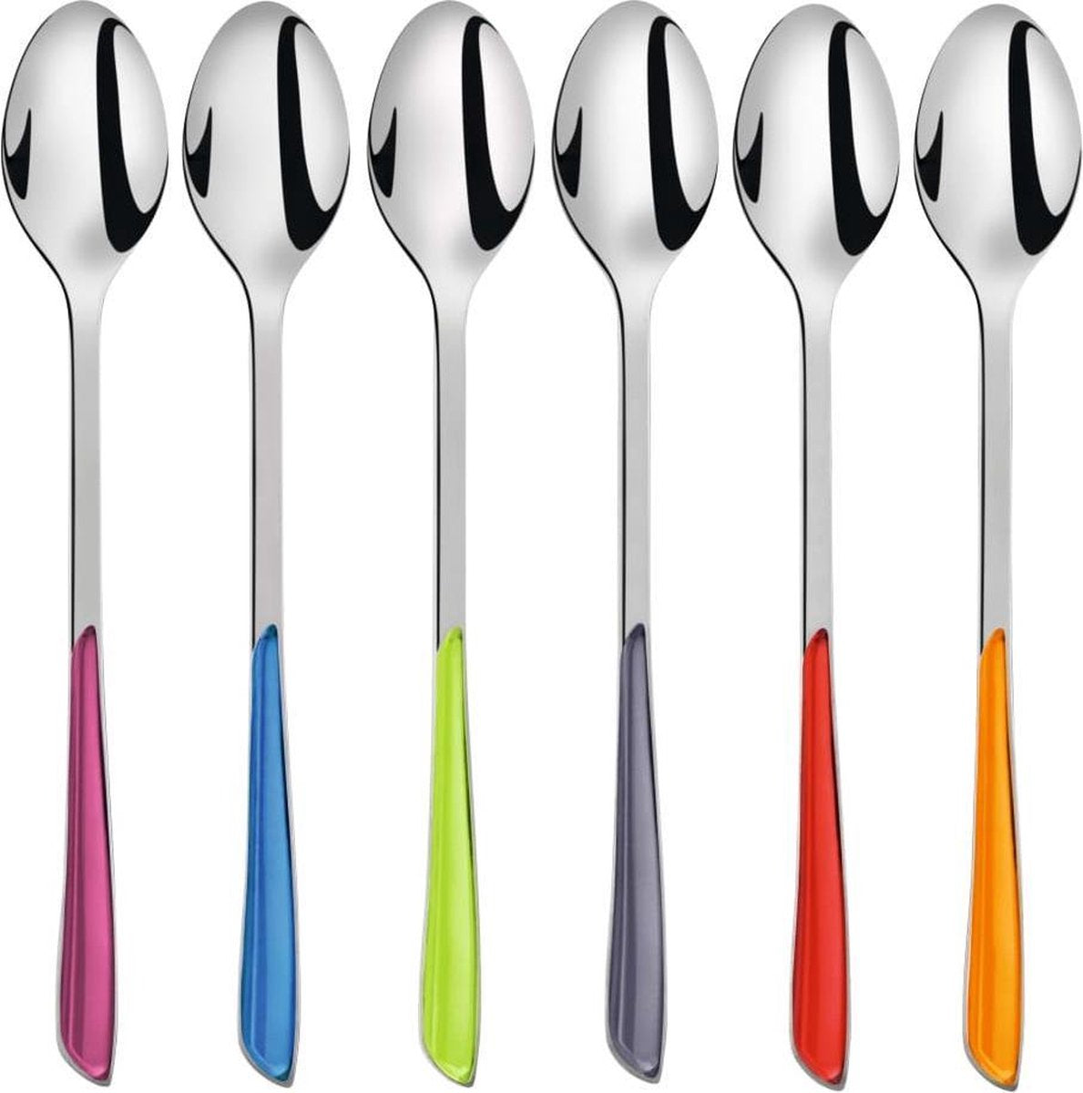 Amefa Eclat Latte Lepels - 6 stuks - multi color