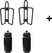 Tacx Shiva & Uni bidons +houders startpakket zwart