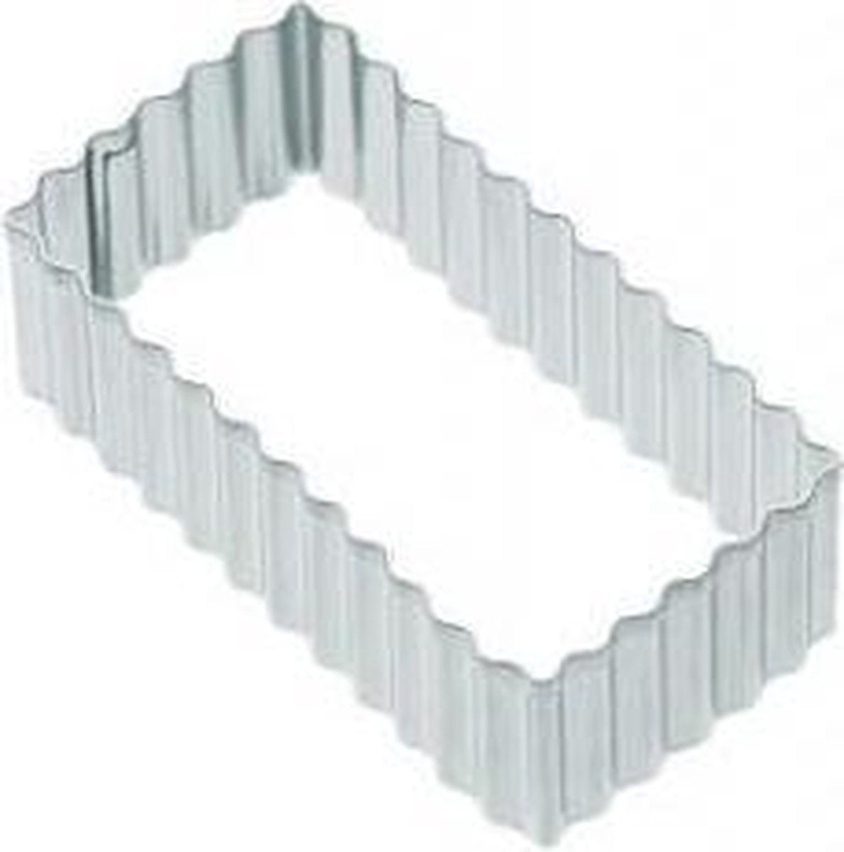 Kitchencraft Uitsteekvorm Rechthoek Roestvrij Staal 8 Cm