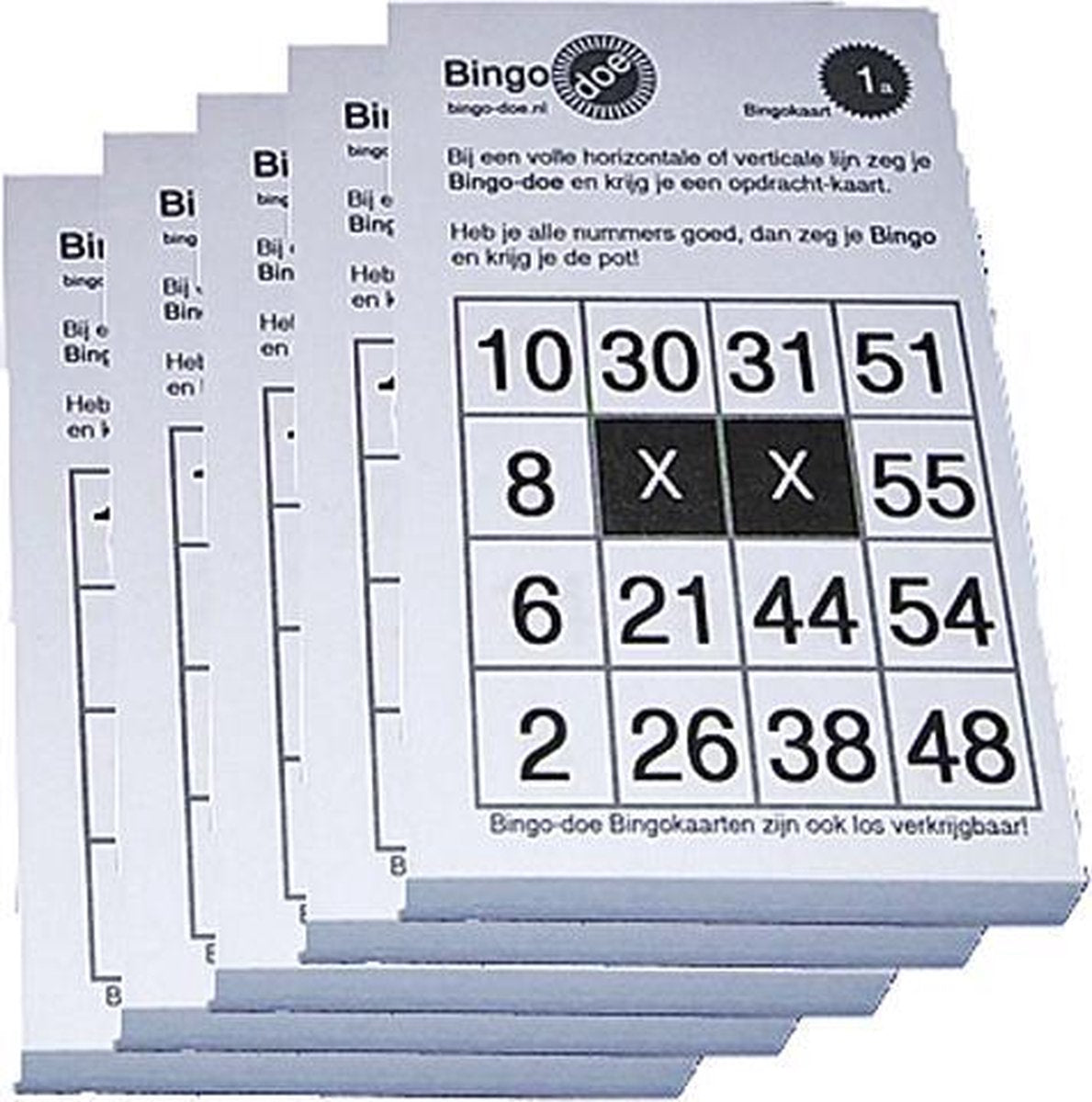 Bingo-doe bingokaarten
