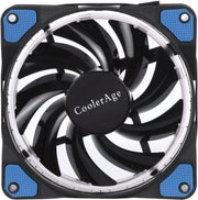 Kleur LED 12 cm 4pin Computer Componenten Chassis Ventilator Computer Host Koelventilator Stille Ventilator Koeling met Blauw Licht (Blauw)