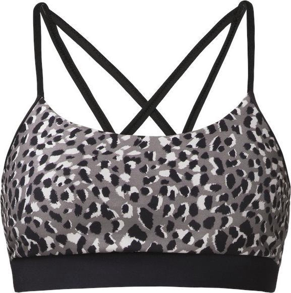 Röhnisch Sporttop Flattering Gevlekt Dames Grijs/zwart Maat S