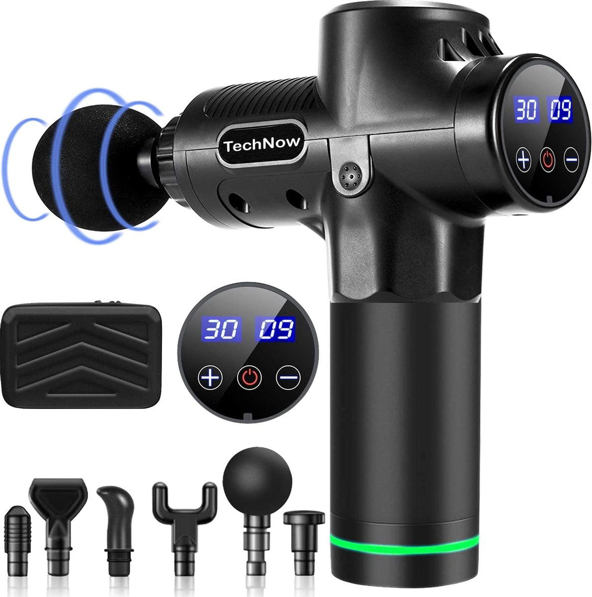 Massage Gun - Massagegun Massage Pistool Apparaten - Massage gun met 6 Massagekoppen en Koffer - Professioneel Massage Gun