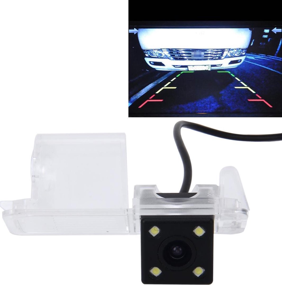 656 Ã— 492 Effectieve Pixel NTSC 60Hz CMOS II Waterdichte Auto Achteruitrijcamera Backup Camera Met 4 LED-lampen voor Golf Golf 2010-2012