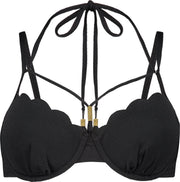 Hunkemöller Dames Voorgevormde beugel bikinitop Scallop Glam - maat B70