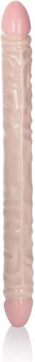 Dubbele Dildo Levensecht met Aders - 46 cm