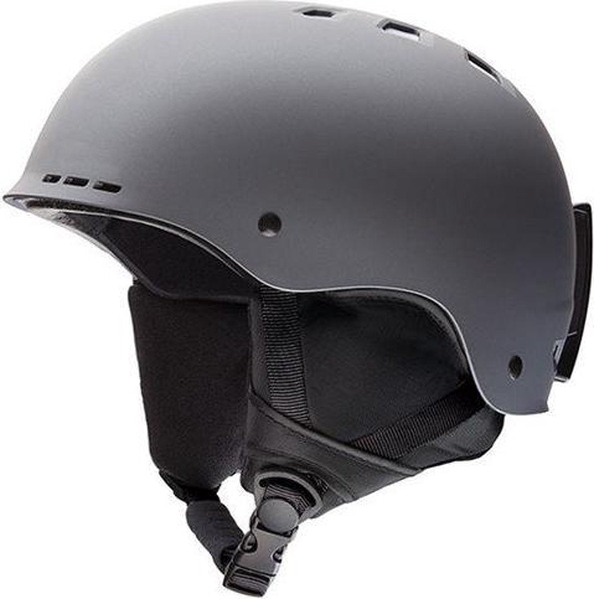 Smith Holt matte charcoal snowboard- en skihelm - Maat: S