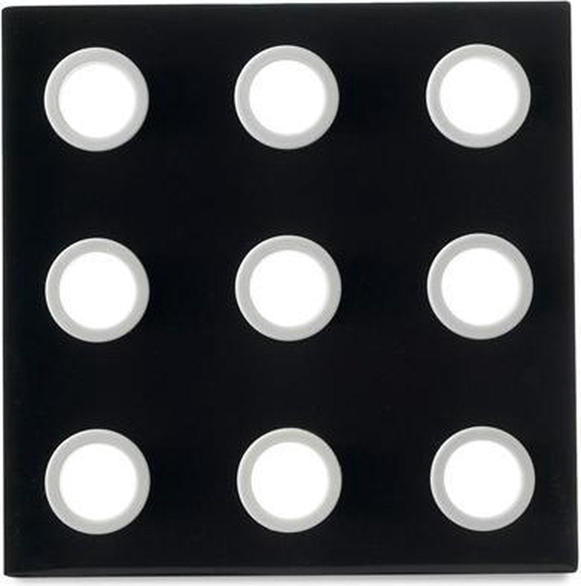 Mepal onderzetter Domino zwart