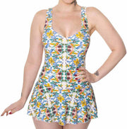 Banned Badpak -XL- Shoreline Bloemen Multicolours