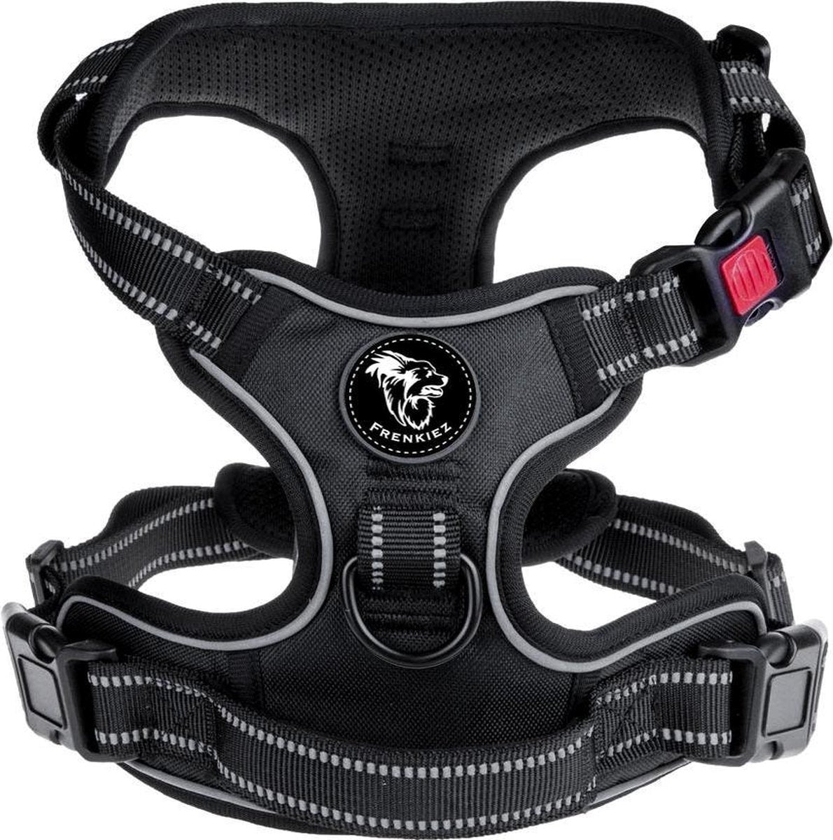 Frenkiez reflective no pull lockable dog harness