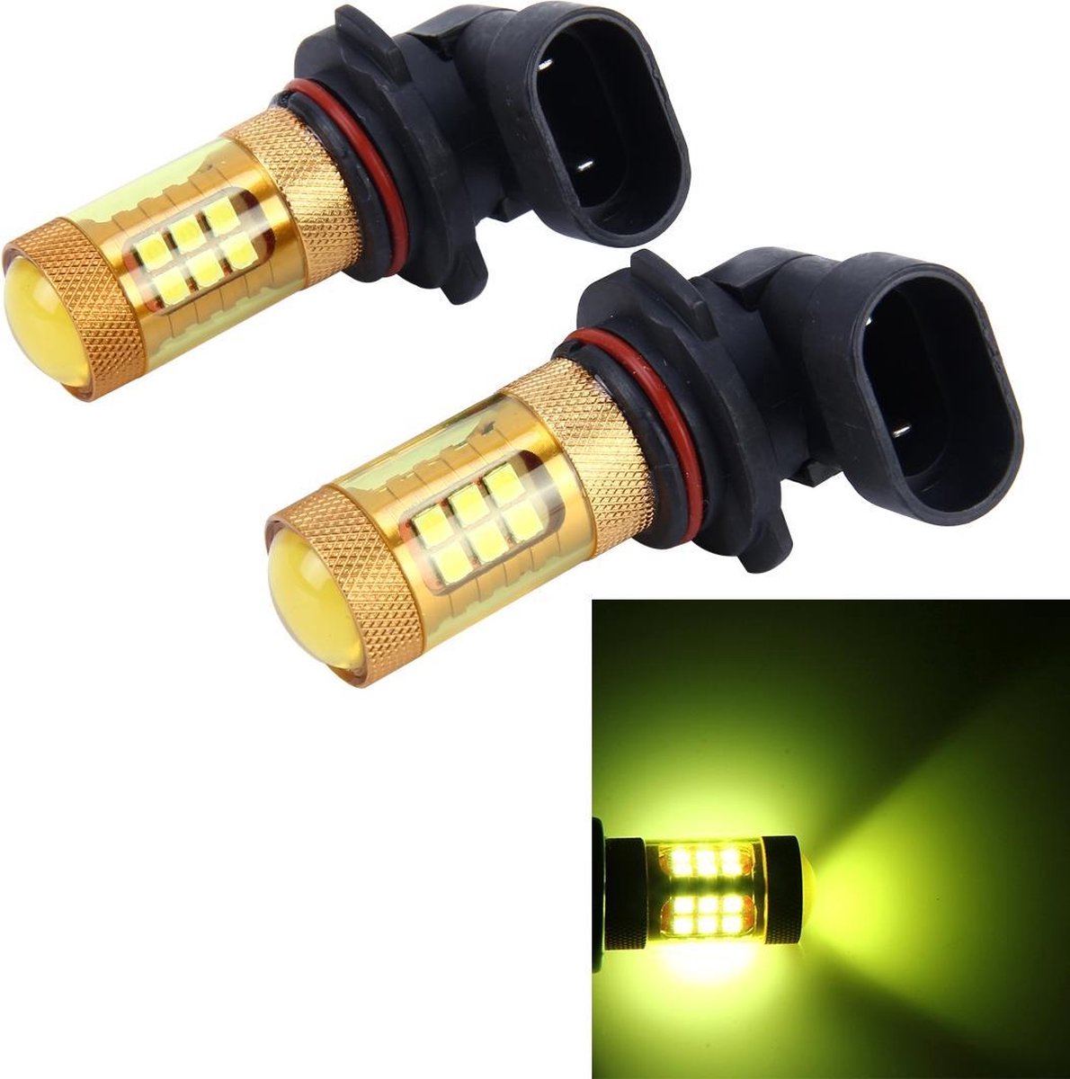 2 STUKS 9005 10 W 1000 LM autolistlichten met 28 SMD-3030 LED-lampen