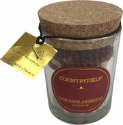 Countryfield Rode Lucifers in glas | Elegance | 7 x 7 x 9